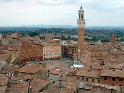 Siena látképe